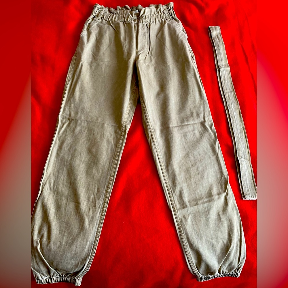 Long khaki pants